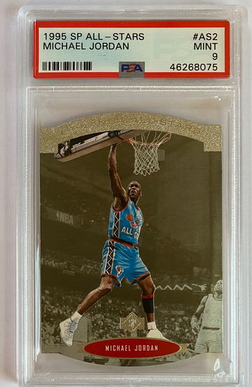 MICHAEL JORDAN 1995 SP All-Stars Die-Cut PSA 9