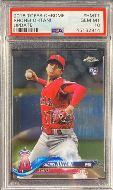 2018 Topps Chrome Update Shohei Ohtani #HMT1 PSA 10