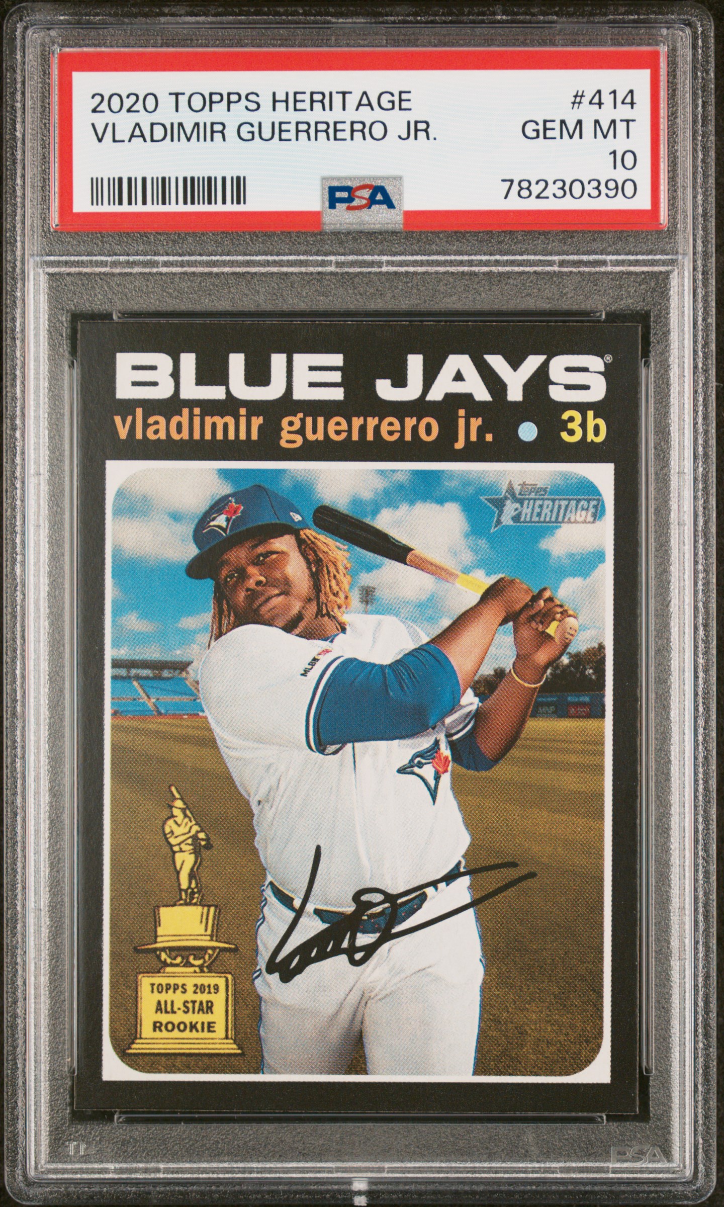2020 Topps Heritage Vladimir Guerrero JR #414 PSA 10