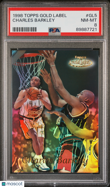 1998 Topps Gold Label Charles Barkley #GL5 PSA 8