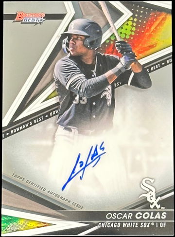 2022 Bowman’s Best Oscar Colas Prospect Auto #B22-OC
