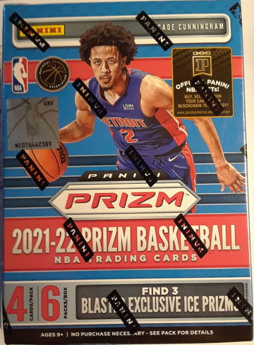 2021-22 Prizm Basketball Blaster Box 24 cards