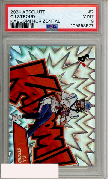 2024 PANINI ABSOLUTE KABOOM! HORIZONTAL CJ STROUD #2 PSA 9 MINT