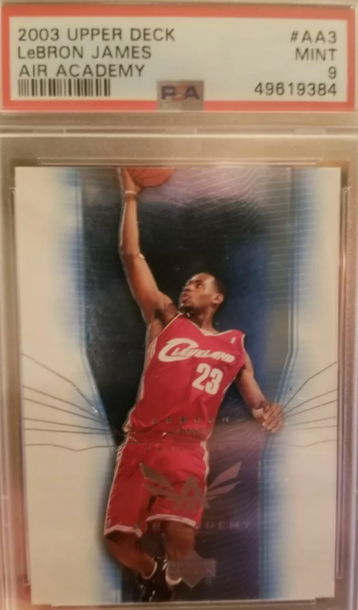 2003 Lebron James ROOKIE Rare Air Academy PSA 9