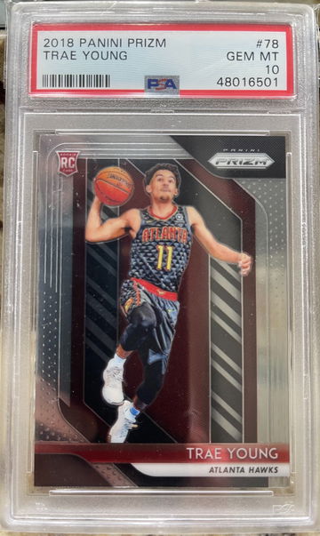 2018 Trae Young Panini Prizm Rookie PSA 10