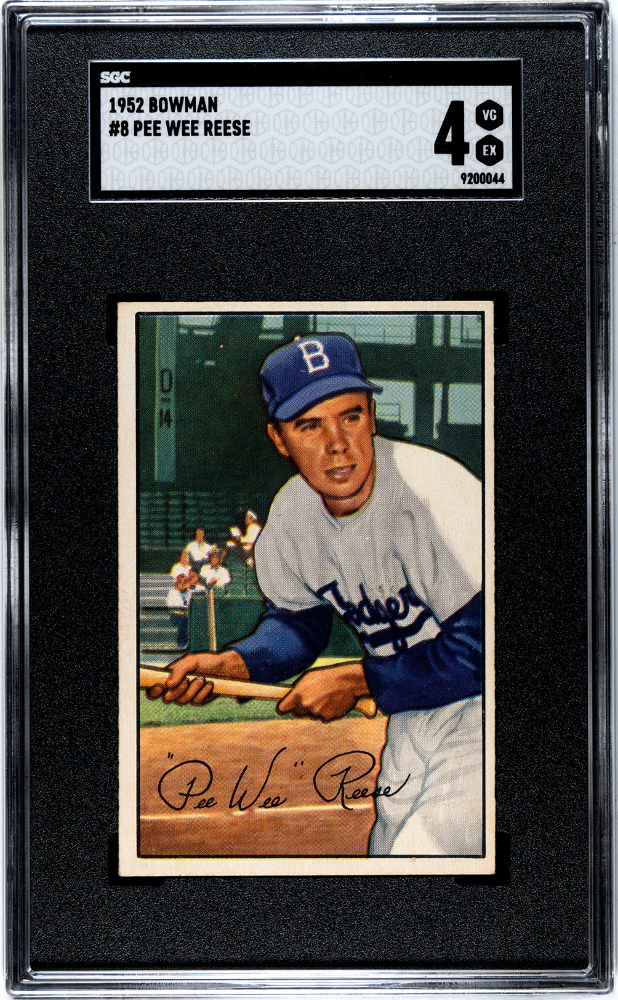 1952 Bowman #8 Pee Wee Reese SGC 4
