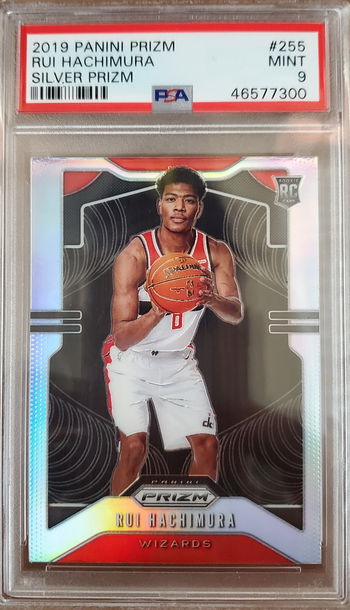 2019 Prizm Silver Rui Hachimura PSA 9