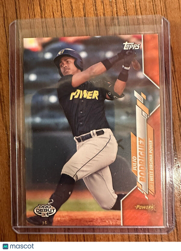 JULIO RODRIGUEZ 2020 Topps Pro Debut ORANGE Parallel #/25 sp