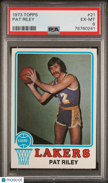 1973 Topps Pat Riley #21 PSA 6