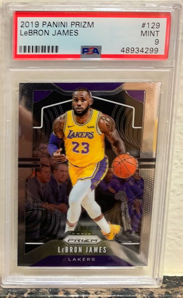2019 Prizm Lebron James PSA 9