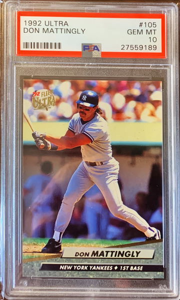  1992 Ultra Don Mattingly #105 PSA 10