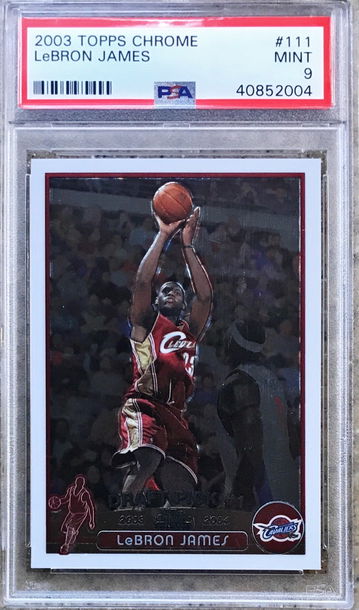 2003 Topps Chrome Lebron James
