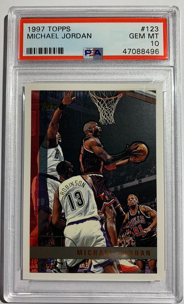 1997-98 Topps Michael Jordan PSA 10