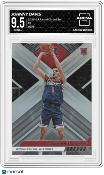 2022-23 Panini Chronicles Johnny Davis #273 XR RC Arena Club 9.5