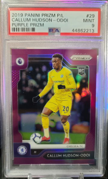 Callum Hudson-Odoi Purple Prizm /99 PSA 99 Premier League Chelsea