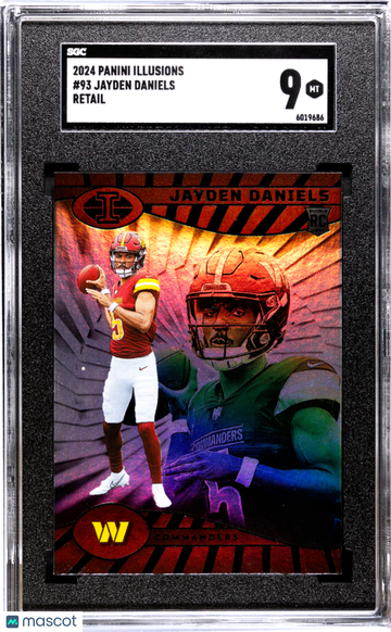 2024 Panini Illusions Jayden Daniels #93 Retail SGC 9