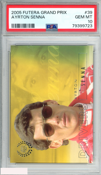 2005 FUTERA GRAND PRIX AYRTON SENNA #39 PSA 10 GEM MT