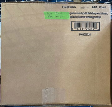 2020 Topps Update Master Hanger Case (64 box)