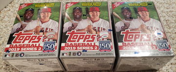 2019 Topps series 2 Blaster Box Lot of 3