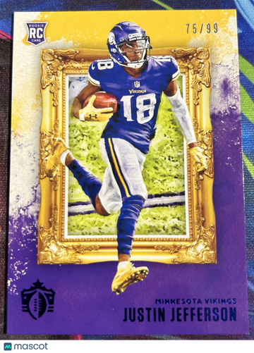 2021 Panini Chronicles Gridiron Kings Justin Jefferson #GK-13 /99 RC