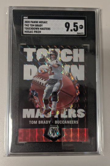 2020 Panini Mosaic Touchdown Masters Prizm Tom Brady SGC 9.5 (Ships UPS from Canada)
