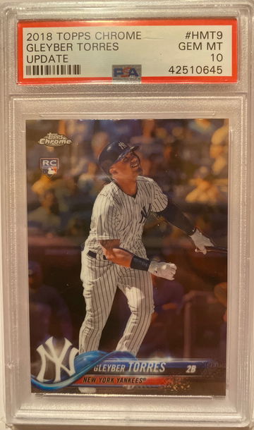 2018 Topps Chrome Gleyber Torres Update
