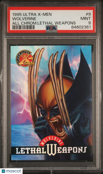 1995 Ultra X-Men All Chromium Lethal Weapons Wolverine #9 PSA 9