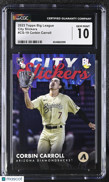 2023 Topps Big League Corbin Carroll #CS-19 City Slickers CGC 10