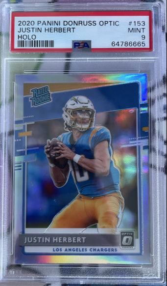 2020 Panini Donruss Optic Justin Herbert Holo