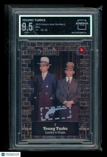 2023 Historic Auto The Mob 2 Blue Lucky's Guys 12/16 #7 Arena Club 9.5