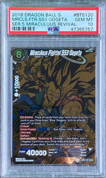 Dragon Ball S - 2018 Miraculous Fighter SS3 Gogeta