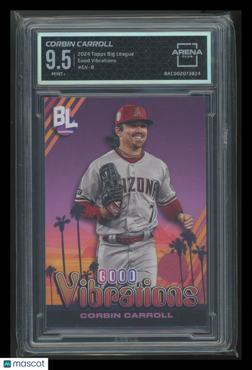 2024 Topps Big League Good Vibrations Corbin Carroll #GV-8 Arena Club 9.5