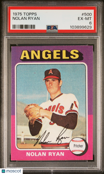 1975 Topps Nolan Ryan #500 PSA 6