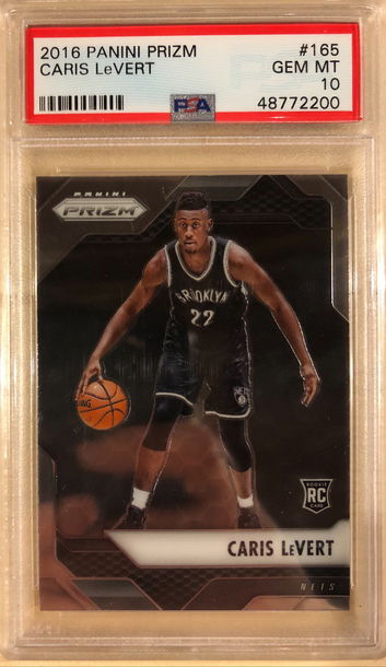 Caris Levert Prizm RC PSA 10