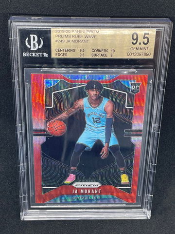 2019 Ja Morant Prizm Ruby Wave