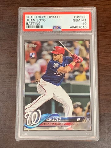 2018 Topps Update Juan Soto PSA 10