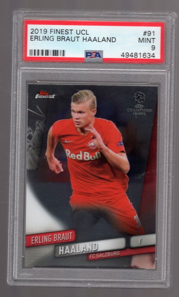 Erling Braut Haaland 2019 Topps finest RC