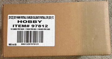 2021 Flawless Collegiate Football Hobby Case (2 boxes)