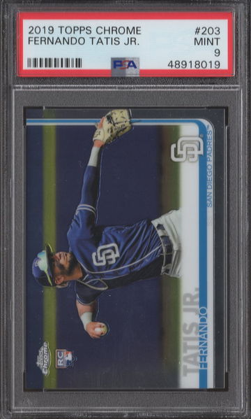 2019 Topps Chrome Fernando Tatis Jr. PSA 9