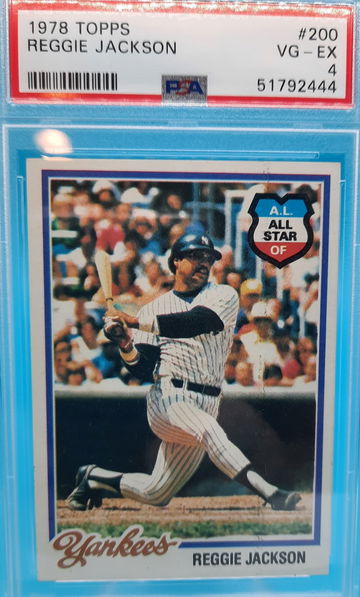 1978 Topps Reggie Jackson #200 psa 4 Centered 