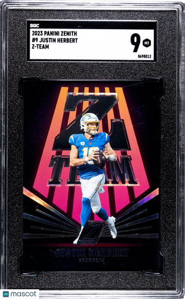2023 Panini Zenith Justin Herbert #9 Team SGC 9