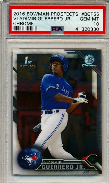 2016 Bowman Chrome Vladimir Guerrero Jr PSA 10