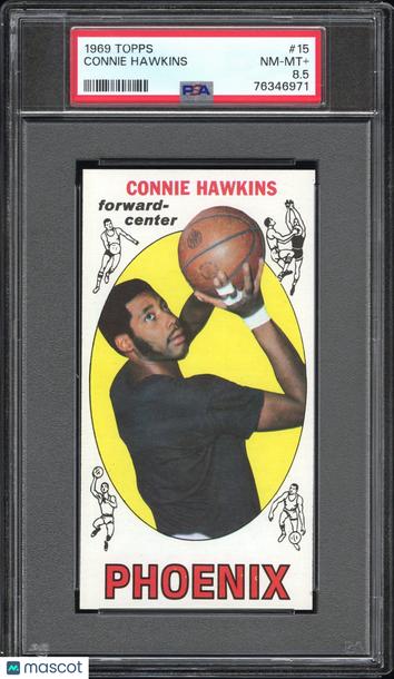 1969 Topps Connie Hawkins #15 PSA 8.5