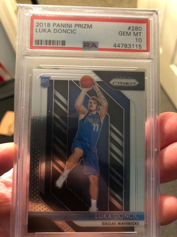 Luka Doncic 2018 Prizm PSA 10