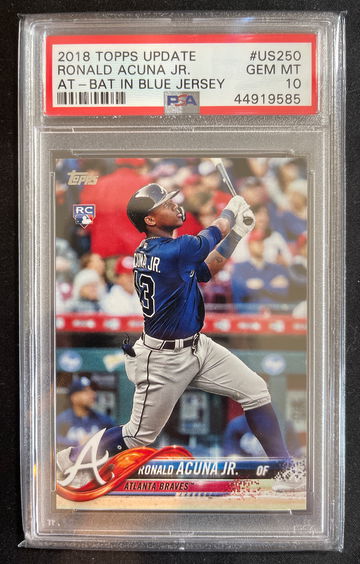 2018 Topps Update Ronald Acuna Jr. #US250 PSA 10