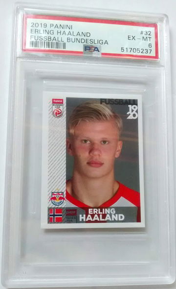 Panini Fussball Erling Haaland PSA 10