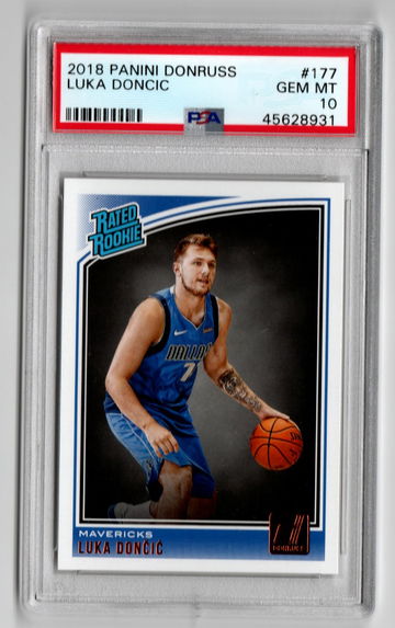 2018-19 Donruss Luka Doncic PSA 10