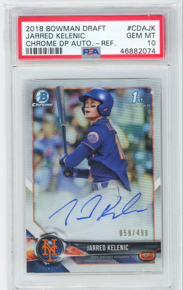 2018 Bowman Draft Jarred Kelenic Refractor Auto