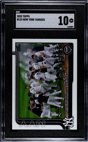2025 Topps Series 1 New York Yankees #123 SGC 10