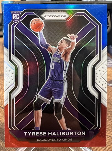 2020-21 Panini Prizm Tyrese Haliburton #262 Red, White, and Blue Prizm